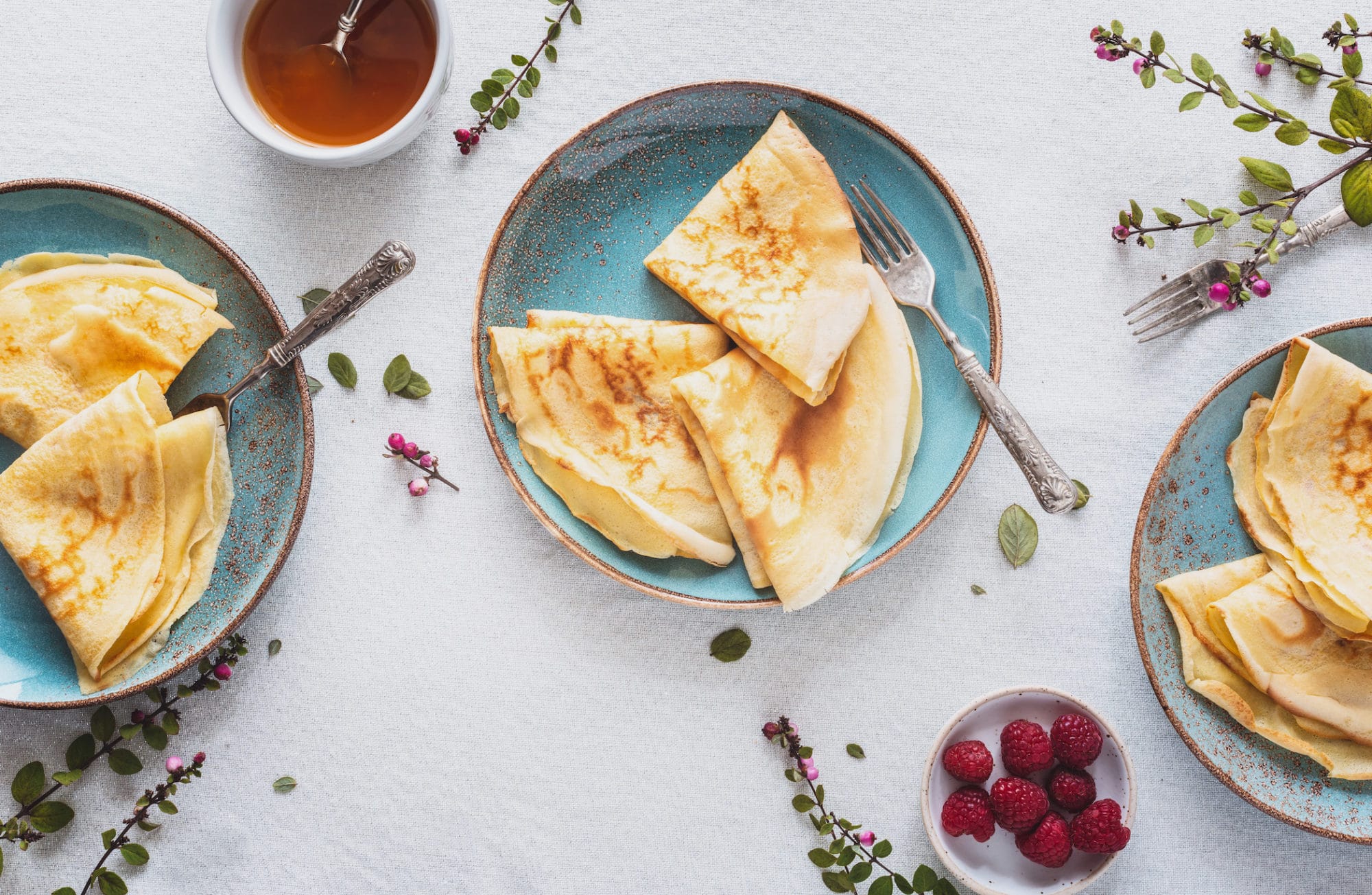 Crêpes à la farine de pois chiche et lait de soja - recette de Chandeleur