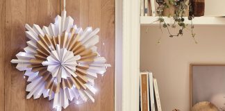 DIY Une fleur de Noël en papier - © StudioEVO